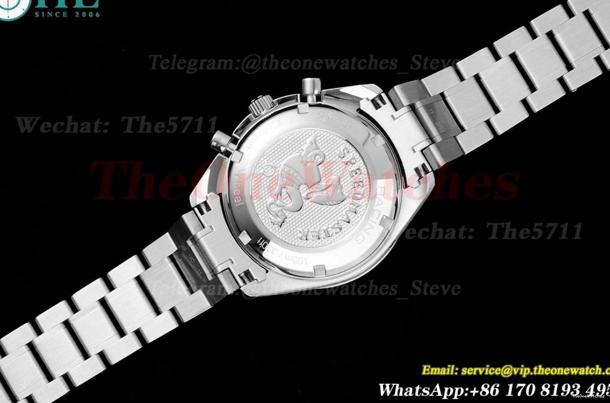 A7750 Racing Master SS 40mm Speedmaster White Dial HKF SS 0125